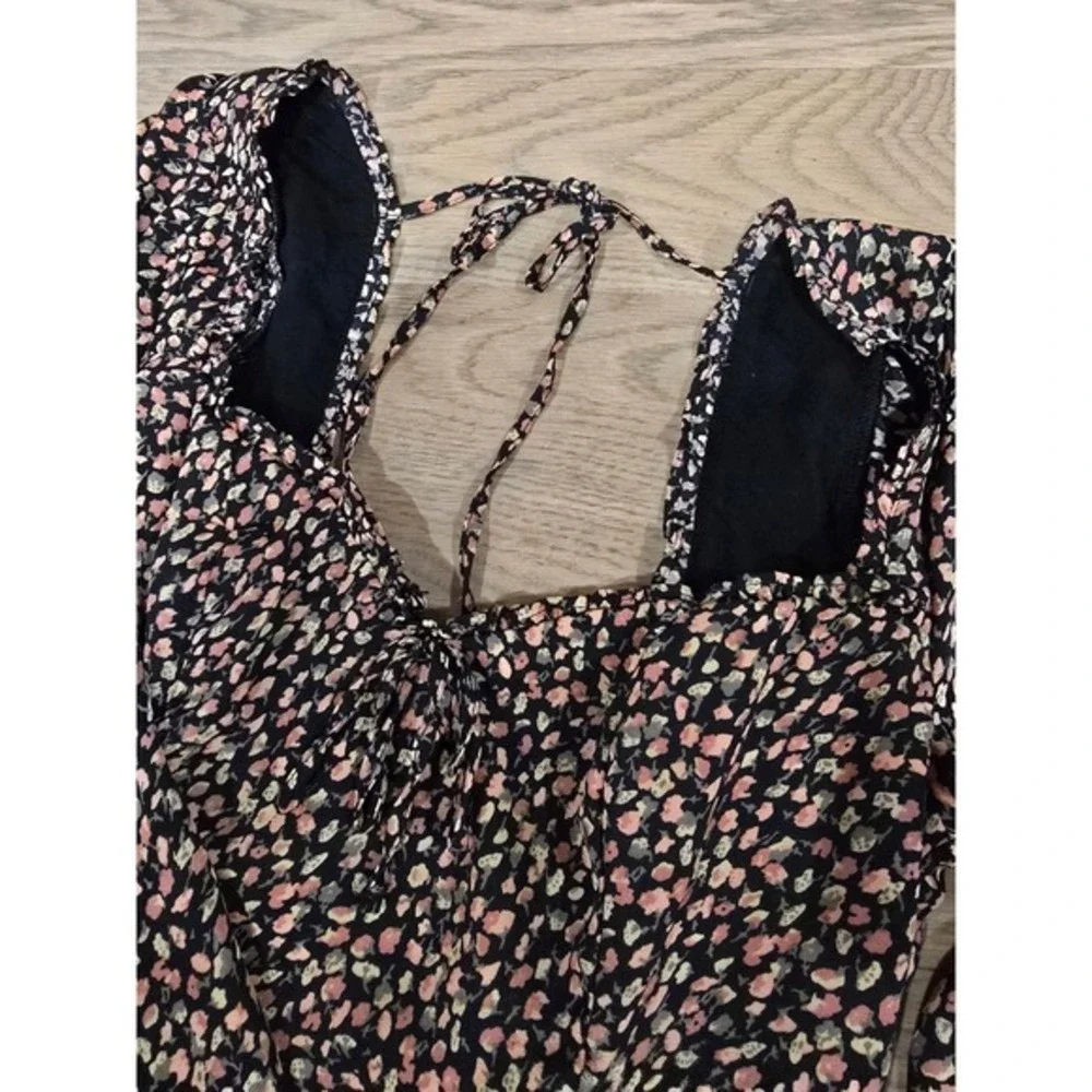 Abercrombie and Fitch‎ Top Black Size XS Sweetheart Puff Sleeve